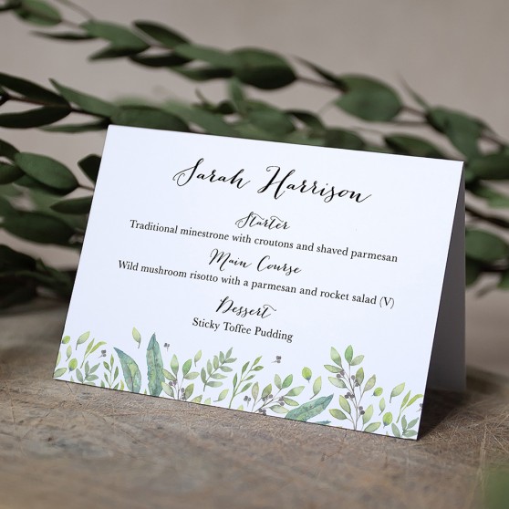 Dinner name deals place cards